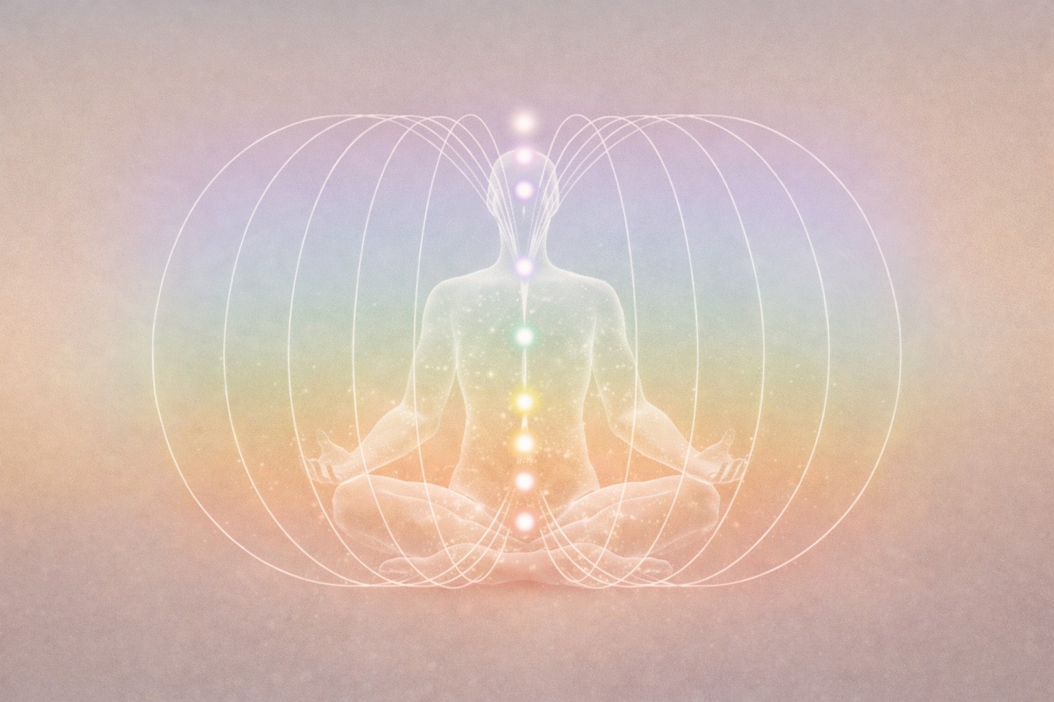 Chakra energy illustration