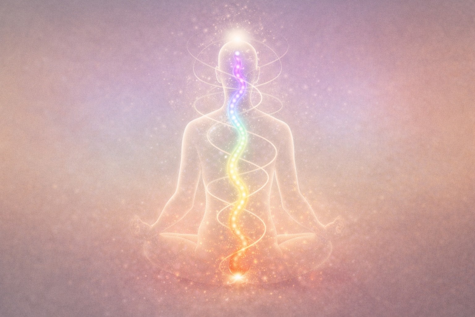 Kundalini energy illustration