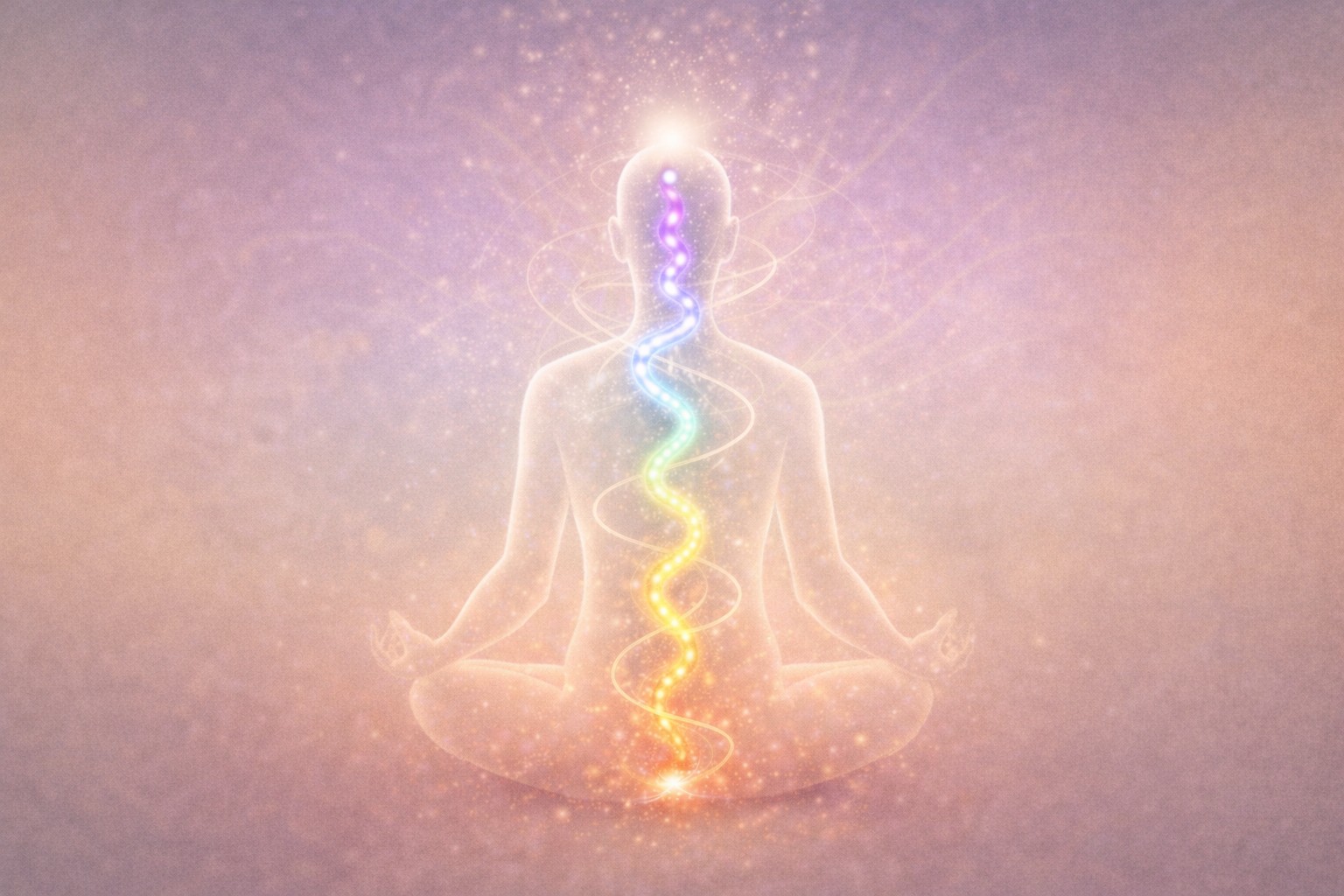 Kundalini energy illustration